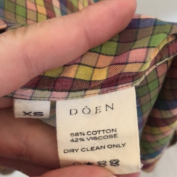 DOEN Calder Plaid Dress - Picture 5 of 6